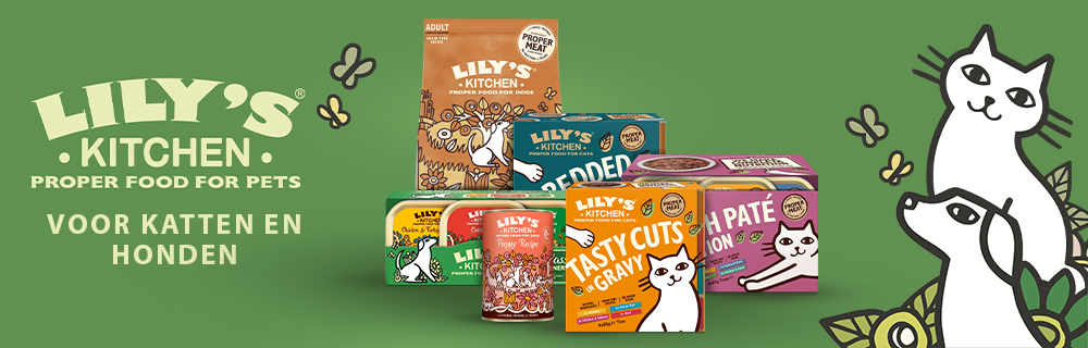 Probeer ons honden- en kattenvoer van Lilly's Kitchen!