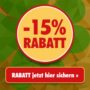 15% Rabatt!