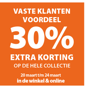 Shop nu met 30% korting bij terStal