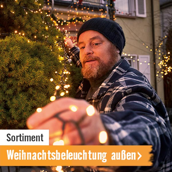 Weihnachtsbeleuchtung für draußen im HORNBACH Onlineshop