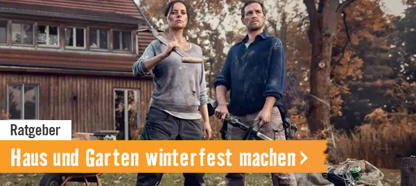 Haus und Garten winterfest machen