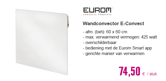 EUROM Wandconvector E-Convect | HORNBACH