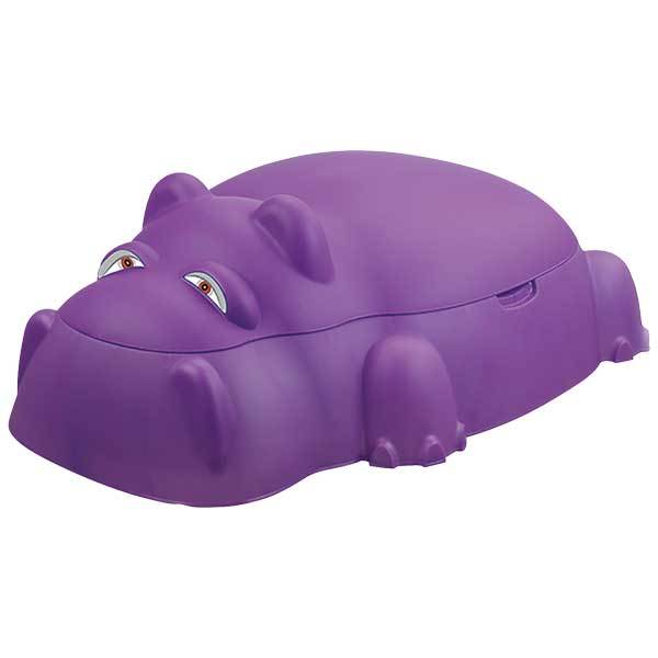 Kinder Sandkasten "Hippo" Kunststoff 98 x 71 x 33,5 cm lila