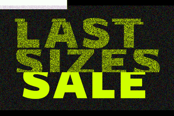 LAST SIZES SALE
