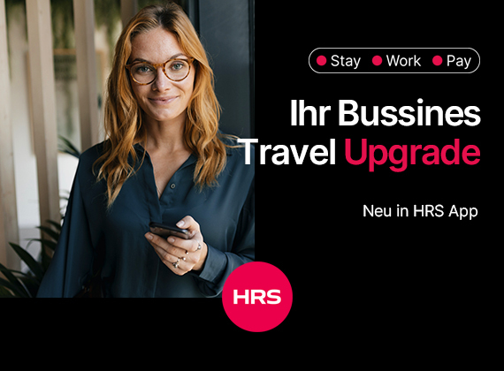 Ihr Business Travel Upgrade in der HRS App