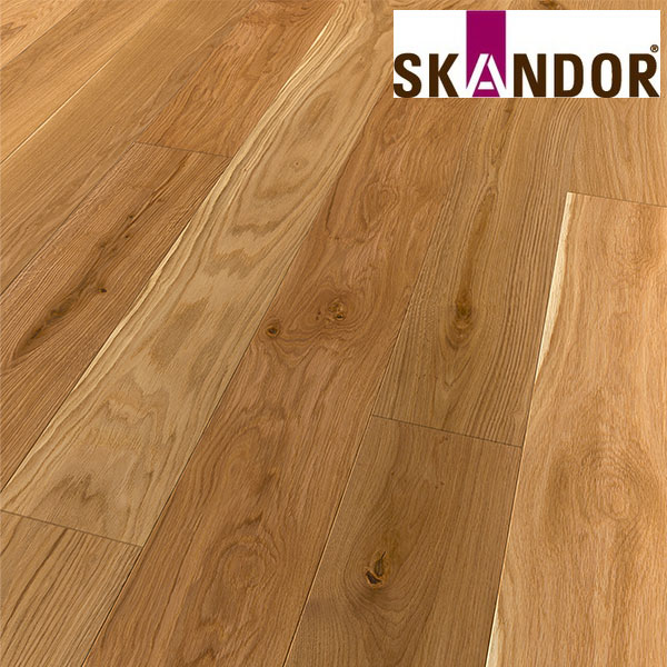 Parkett Skandor 12.0 Eiche Ocean Oak Landhausdiele 1-Stab Naturgeölt Langdiele