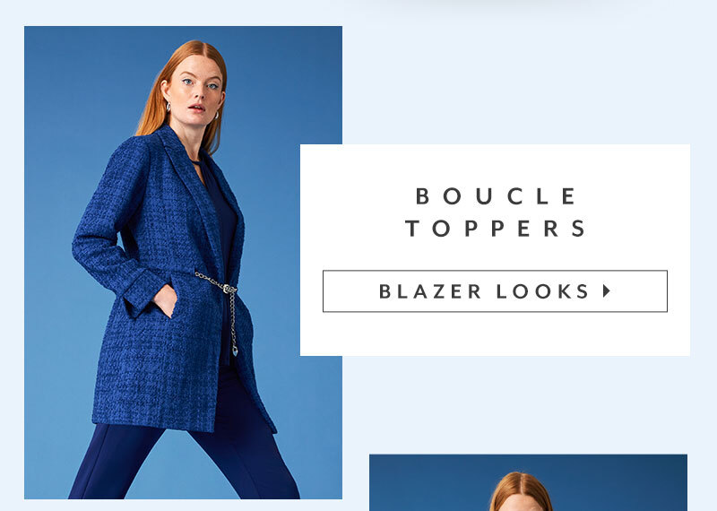 BOUCLE TOPPERS BLAZER LOOKS 