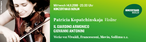 Anzeige: Konzerthaus Berlin // Il Giardino Armonico