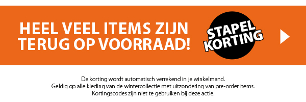 Heel veel items terug op voorraad! 