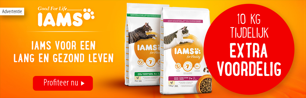 Extra voordelig! 10 kg IAMS droogvoer