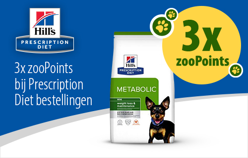 Ontvang 3x zooPoints bij Prescription Diet bestellingen!