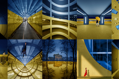 photo exhibition by Matthias “Mulinarius” Müller Yellow & Blue against Forgetting