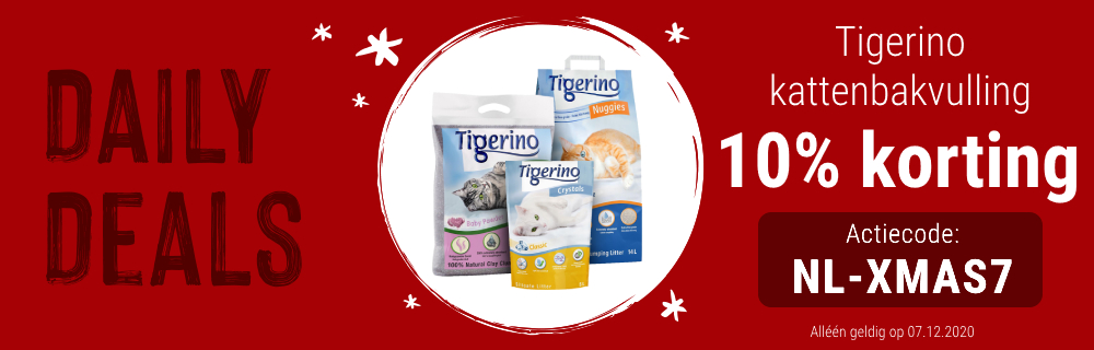 10% korting op Tigerino