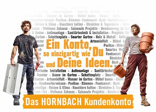 Das HORNBACH Kundenkonto