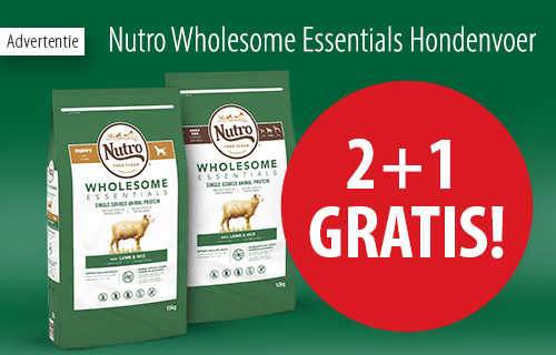 2 + 1 gratis! Nutro Wholesome Essentials Hondenvoer