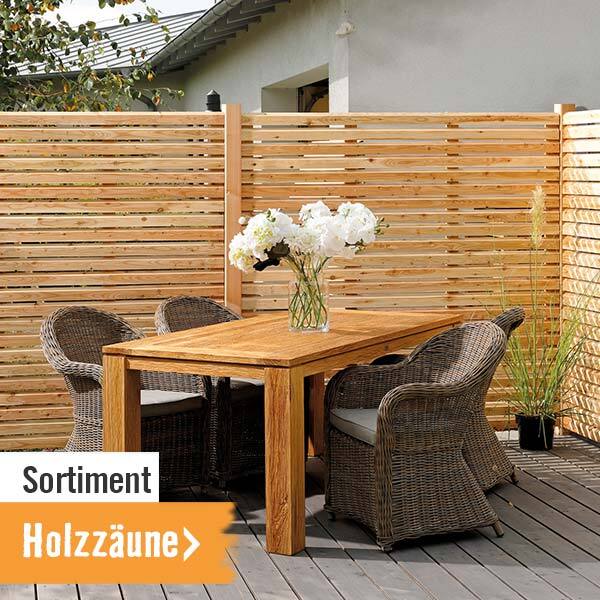 Holzzäune im HORNBACH Onlineshop