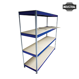 INDUSTRIAL Stellingkast Heavy Duty 196x200x60 cm blauw/grijs | HORNBACH