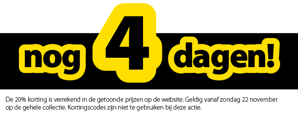 Nog 4 dagen!