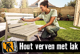 Hout verven met lak . HORNBACH