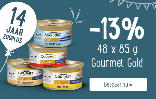 13% korting! 48 x 85 g Gourmet Gold Kattenvoer