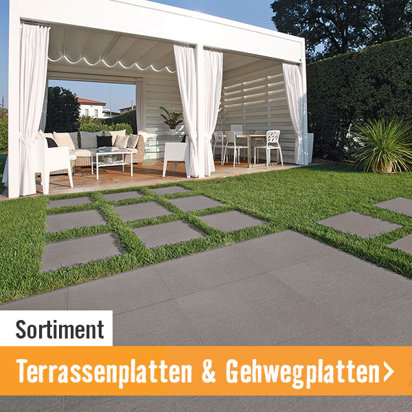 Terrassenplatten und Gehwegplatten im HORNBACH Onlineshop