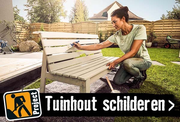 Houten tuinmeubelen schilderen | HORNBACH