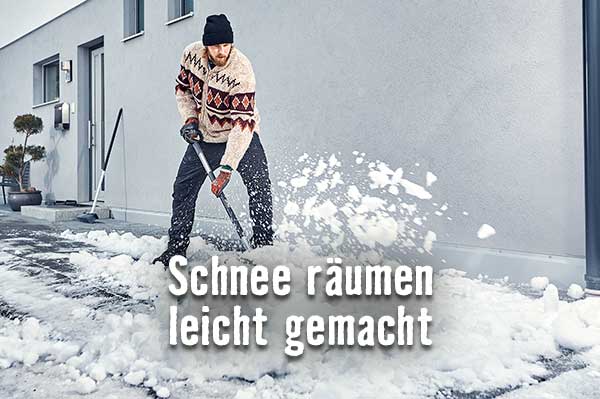 Schnee räumen leicht gemacht