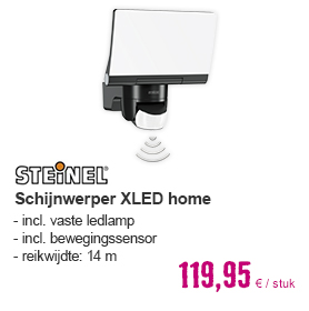 STEINEL LED Schijnwerper XLED home 2 Z-Wave zwart