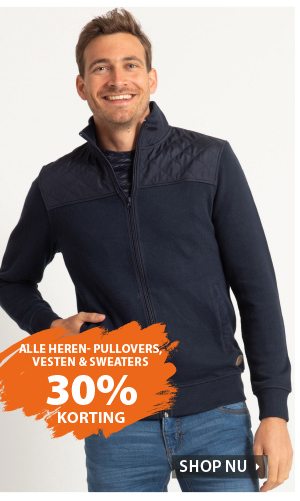 Heren vest met ritssluiting