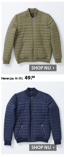 Stoere jassen voor de heren!