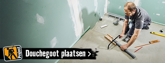 Douchegoot plaatsen l HORNBACH