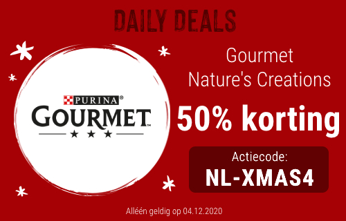 50% korting op Gourmet Nature's Creation