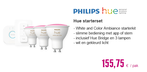 PHILIPS Hue White and Color Ambiance starterset GU10
