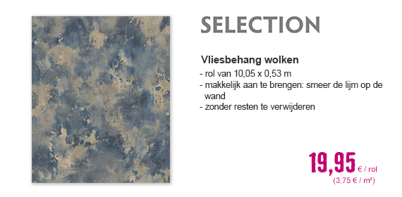SELECTION Vliesbehang 810905 Northern Roads wolken blauw