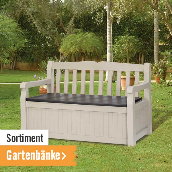 Gartenbänke im HORNBACH Onlineshop