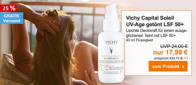 zu Vichy Capital Soleil UV-Age getönt LSF 50+