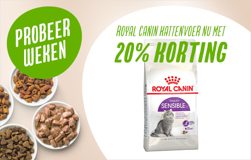 Royal Canin kattenvoer nu met 20% korting!