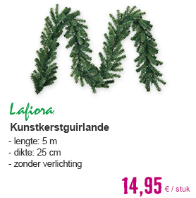 LAFIORA Kunstguirlande groen 500 cm