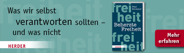 Anzeige: Herder Verlag // Beherzte Freiheit