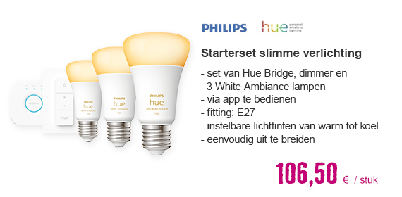 PHILIPS Hue White Ambiance starterset E27 | HORNBACH