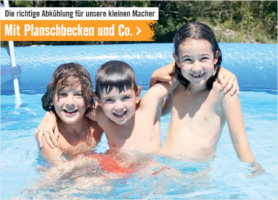 Planschbecken und Wasserspielzeuge im Onlineshop