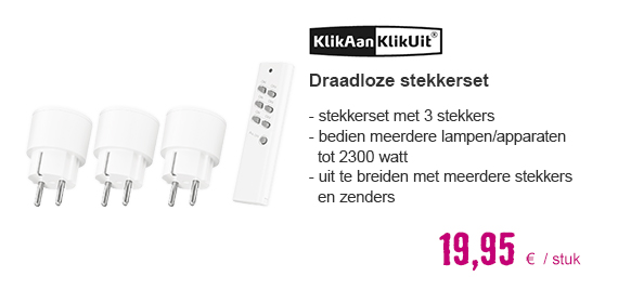 KLIKAANKLIKUIT® Draadloze stekkerset APC3-2300R | HORNBACH