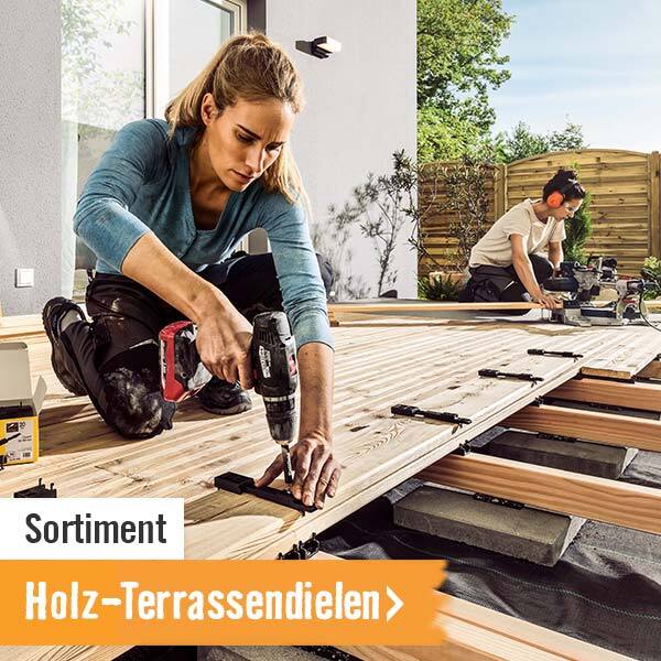 Holz-Terrassendielen im HORNBACH Onlineshop