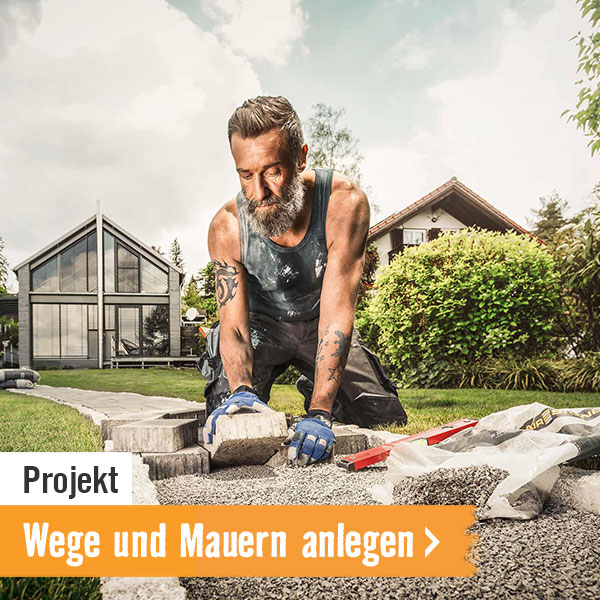 Projekt Wege und Mauern anlegen