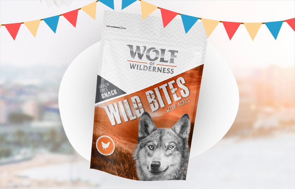 Gratis Wolf of Wilderness beloningssnacks!