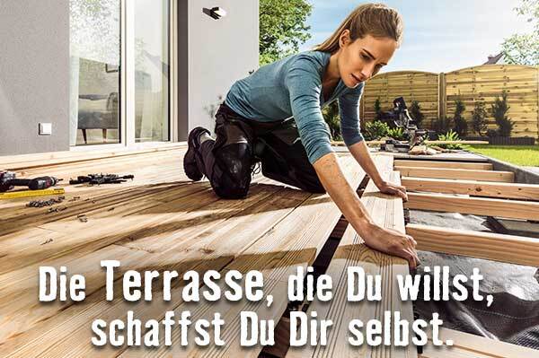 Terrassenbau im HORNBACH Onlineshop