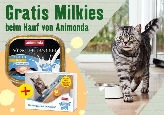 Gratis Milkies beim Kauf von Animonda