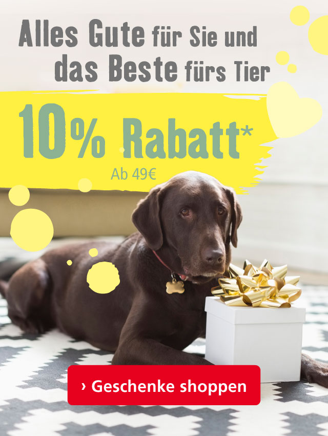 Alles Gute für Sie - und das Beste fürs Tier