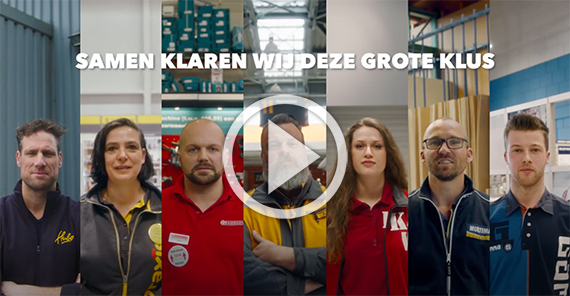 Video . Samen klaren wij deze grote klus