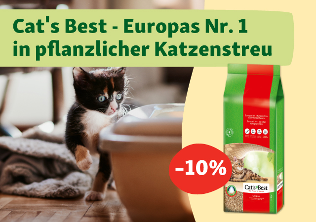 Cat's Best - Europas Nr.1 in pflanzlicher Katzenstreu - 10%